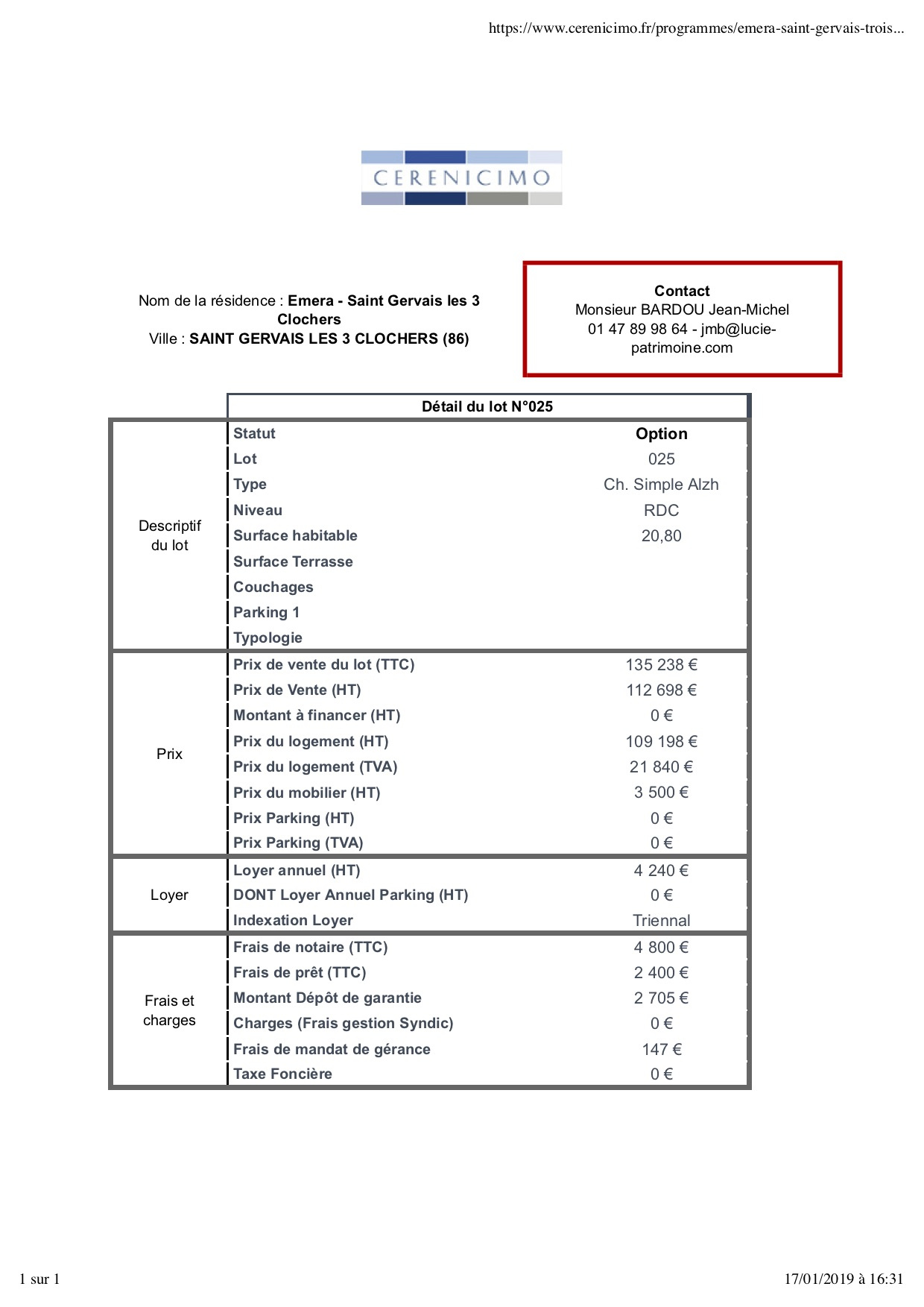 Agence immobilière de LUCIE COMMERCE ET PATRIMOINE